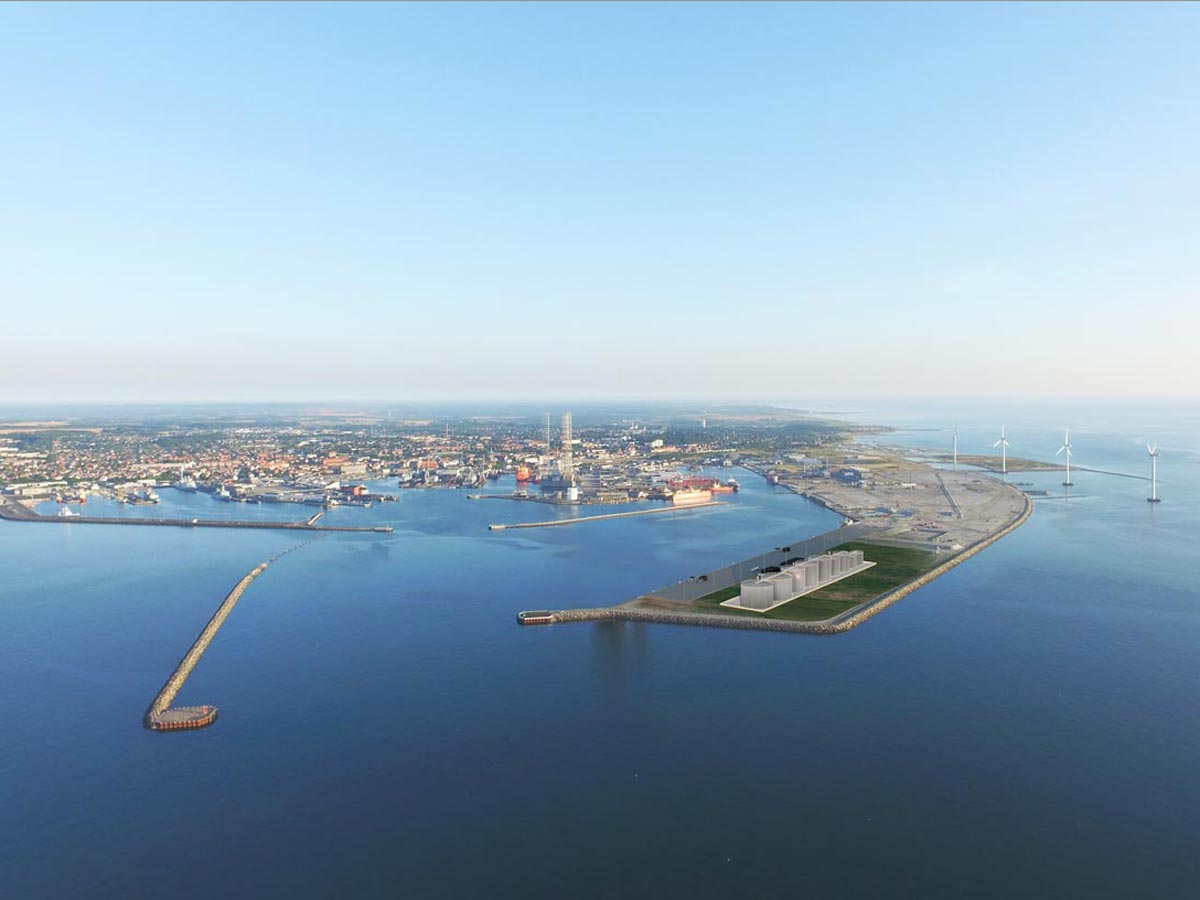 New oil terminal in Frederikshavn harbor